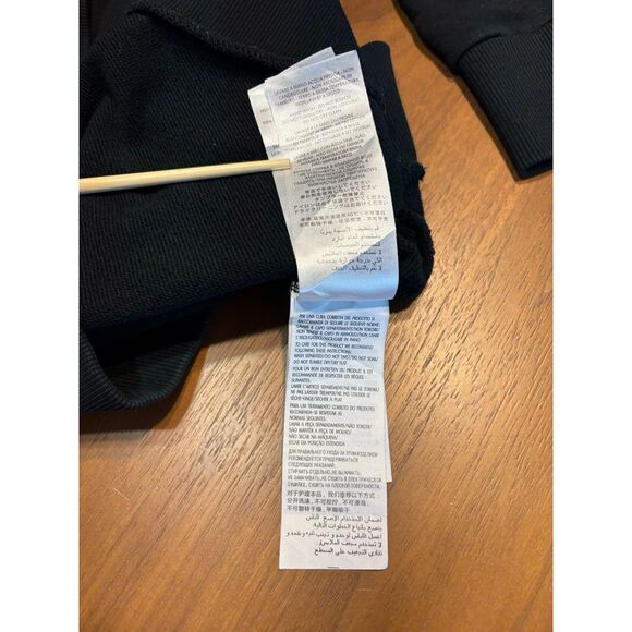 Gucci Angry Cat Compass Hoodie Embroidered Black Cotton Size Medium M - Picture 12 of 13